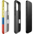 Ecuador Flag Distressed iPhone 16 Pro Impact Case